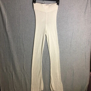 Womens NWOT Free People Pants Beachy Boho Swimsuit Coverup Knit Bohemian Casual
